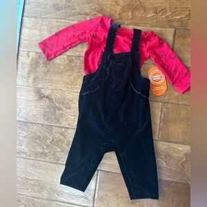 NWOT size 6-9 months Wonder Nation holiday pant set